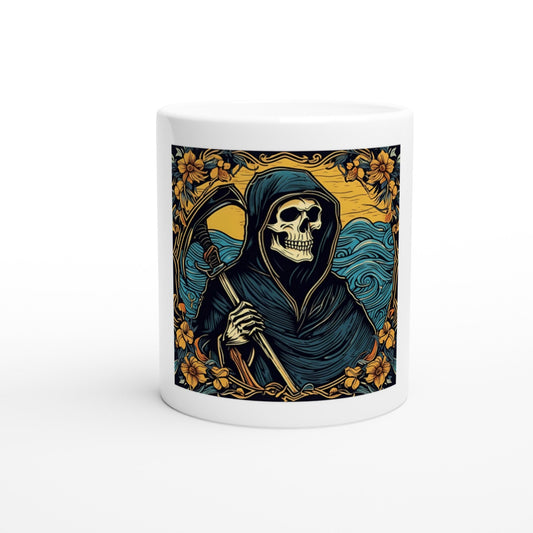 Grim Reaper 11oz Ceramic Mug - Balms Away LLC