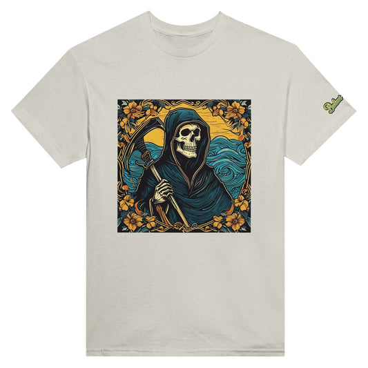 Reaper; Heavyweight Unisex Crewneck T-shirt - Balms Away LLC